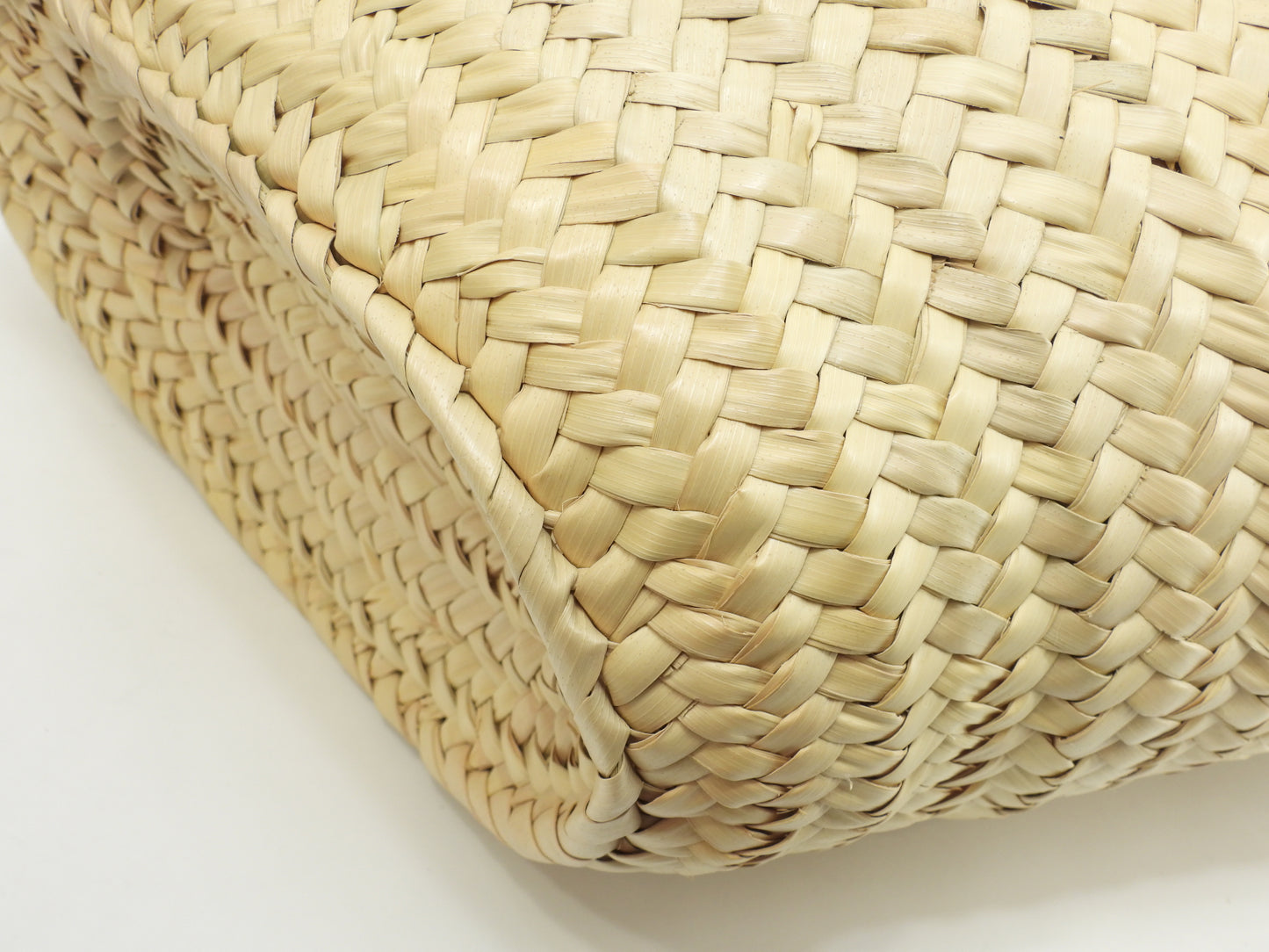 ロエベ バスケット カゴバッグ中 ナチュラル黄革 ハンドバッグ中 トートバッグ 未使用@412048