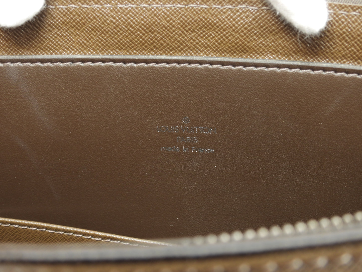 ルイヴィトン ロザン M30058 タイガ/グリズリ 書類かばん ブリーフケース 美品@VI0045