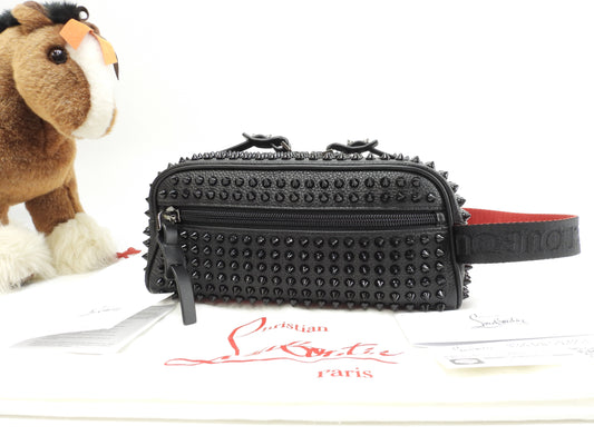 クリスチャンルブタン クラッチバッグ Blaster レザー黒 スタッズ セカンドバッグ 未使用@ 11
