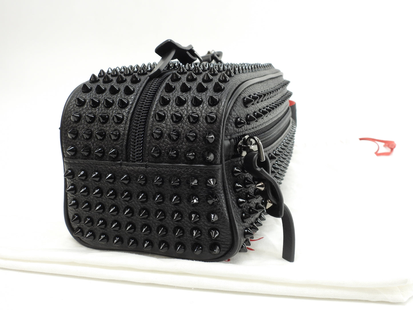クリスチャンルブタン クラッチバッグ Blaster レザー黒 スタッズ セカンドバッグ 未使用@ 11