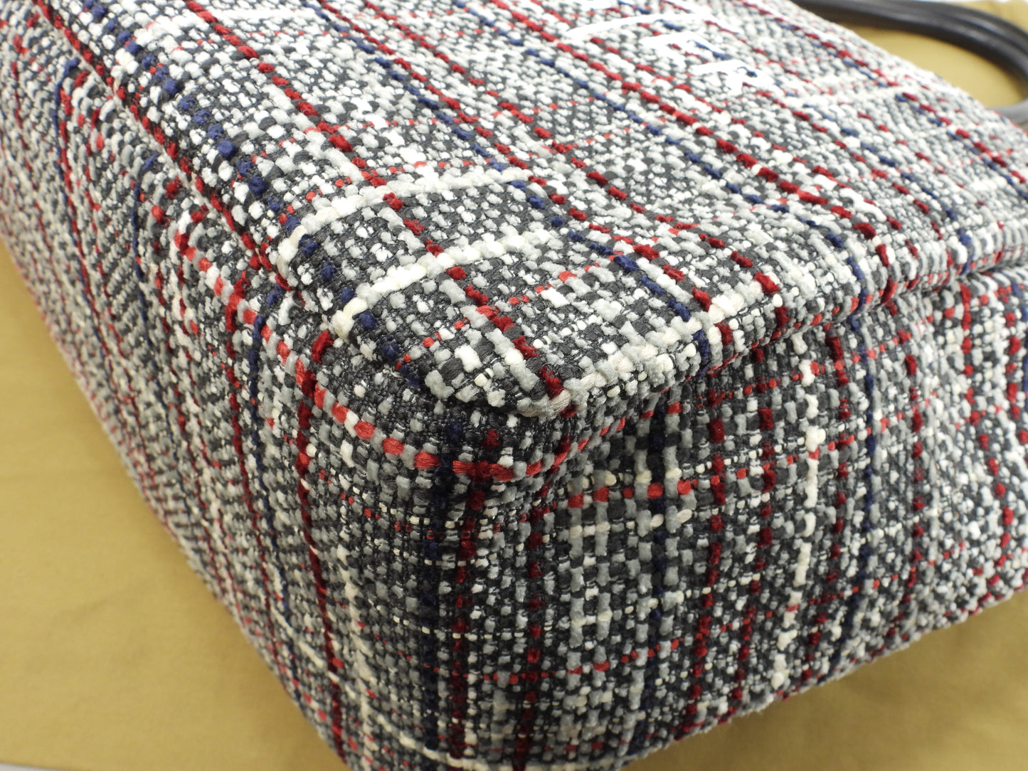 ココマイスター トートバッグ フェンウェイパーク ツイード/ホワイトチアリング 極美品@ 1