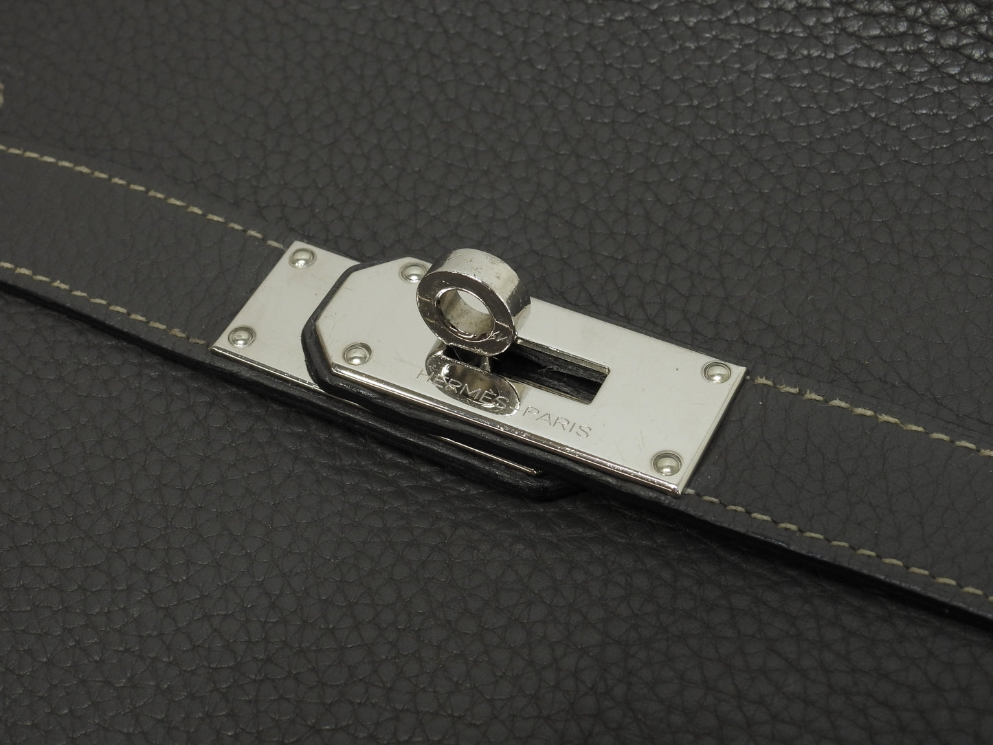 エルメス ジプシエール34 トゴレザー エタン 斜め掛けショルダーバッグ 美品@□M