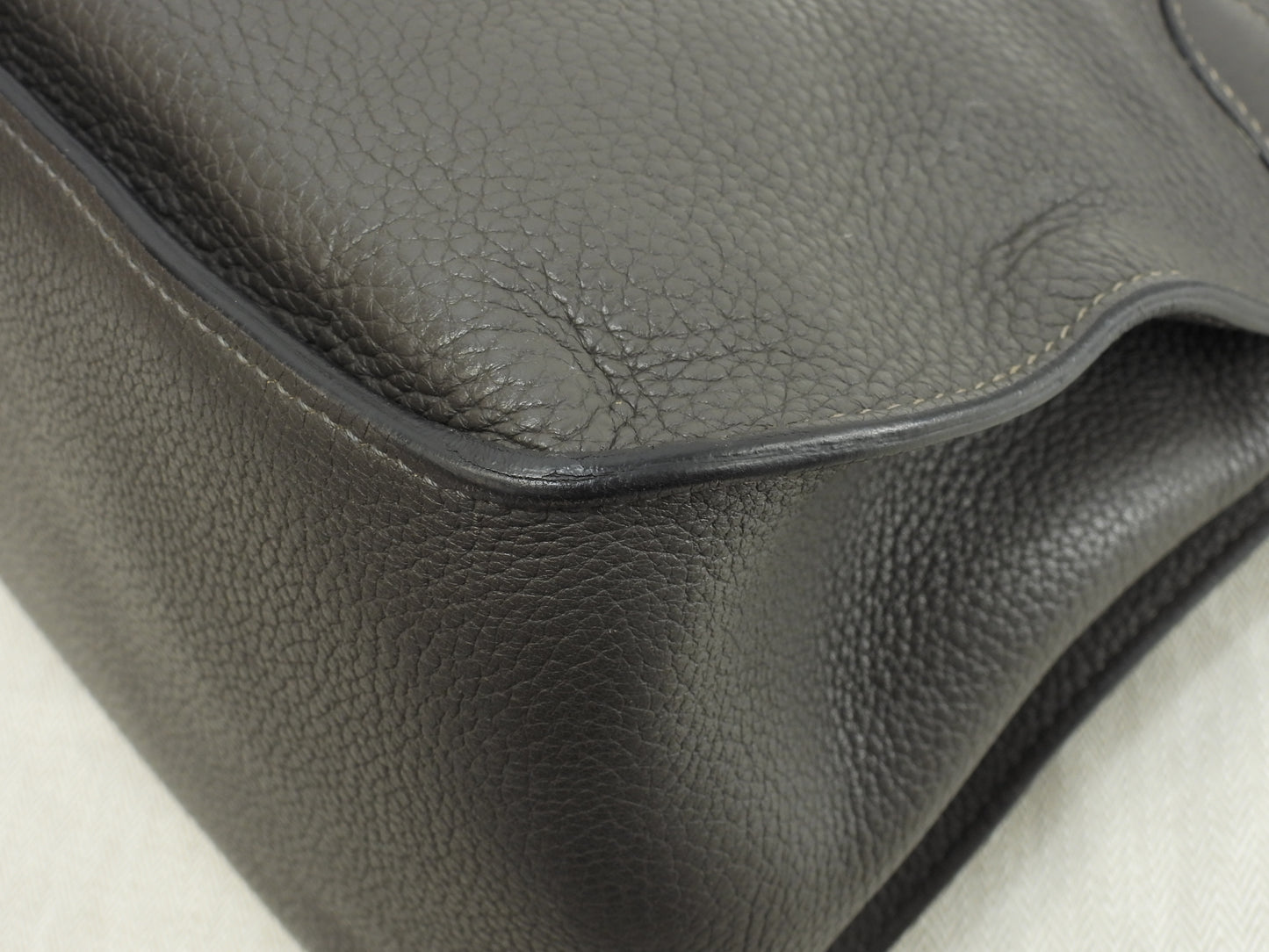 エルメス ジプシエール34 トゴレザー エタン 斜め掛けショルダーバッグ 美品@□M