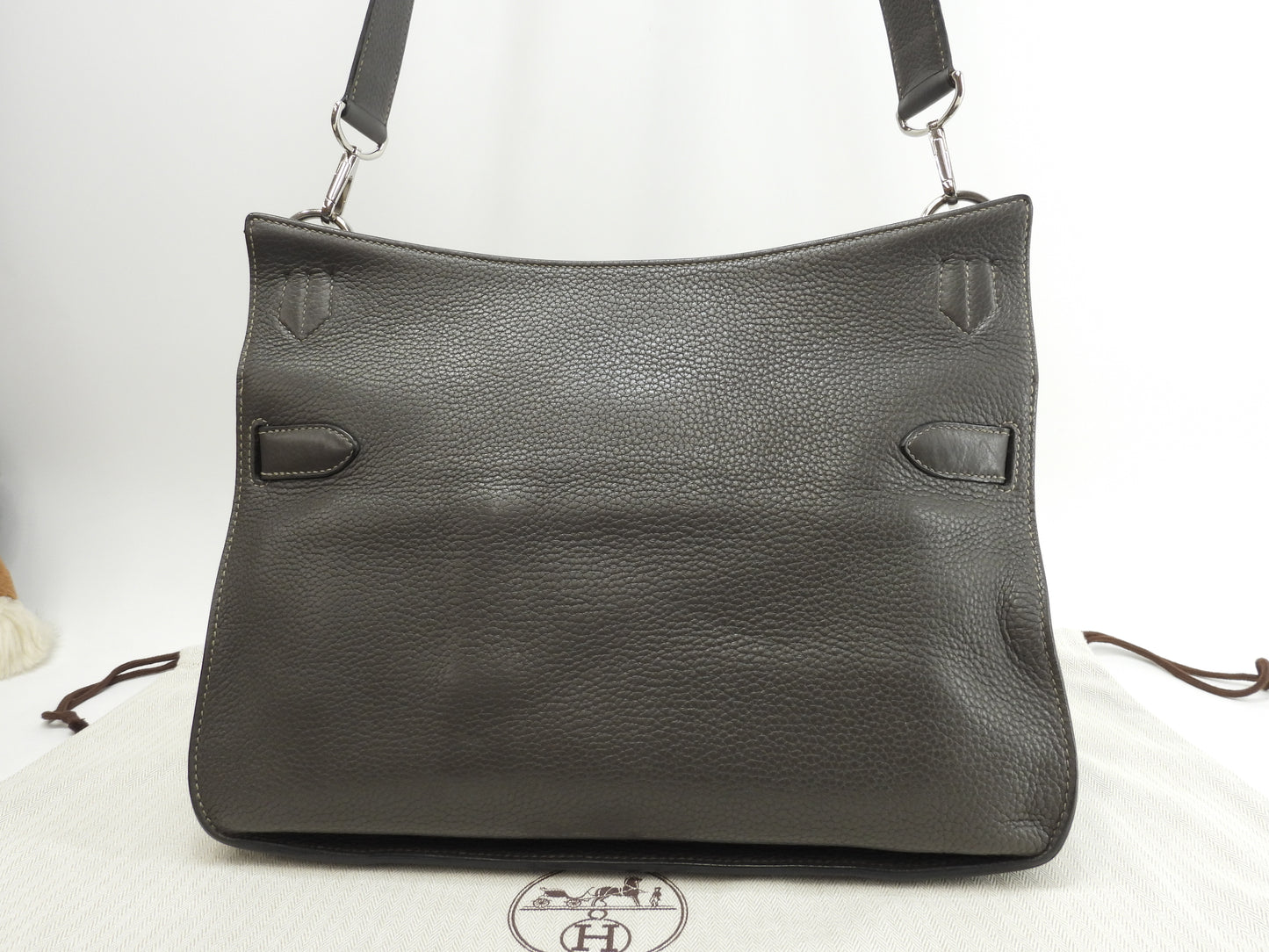 エルメス ジプシエール34 トゴレザー エタン 斜め掛けショルダーバッグ 美品@□M