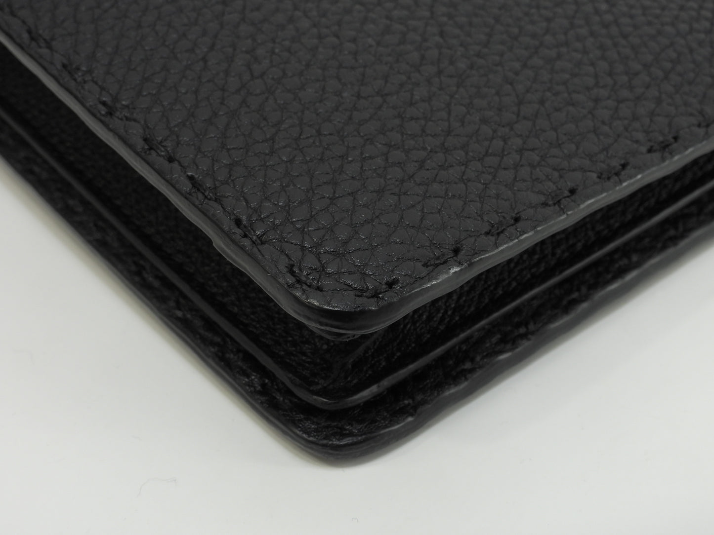 フェンディ クラッチウォレットバッグ モンスター セレリアレザー黒 セカンドバッグ 極美品@ 68