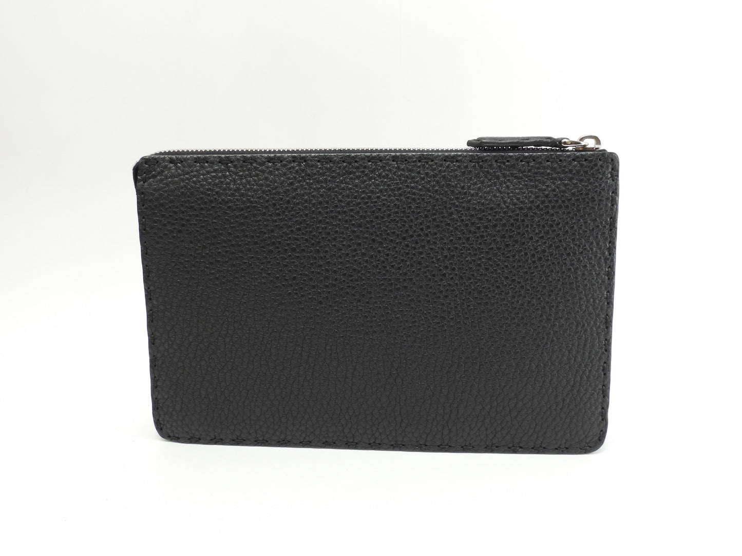 フェンディ クラッチウォレットバッグ モンスター セレリアレザー黒 セカンドバッグ 極美品@ 68