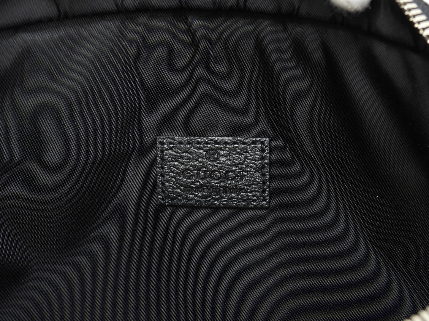 グッチ クロスボディバッグ オフザグリッドGG ナイロン/レザー黒 ウエストバッグ ベルトバッグ 未使用@ 1