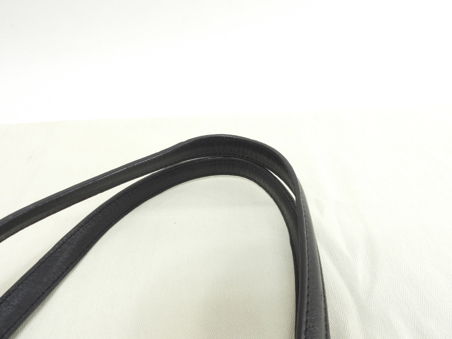 ロエベ Tショッパー リピートアナグラム レザー黒 トートバッグ 美品@ 3