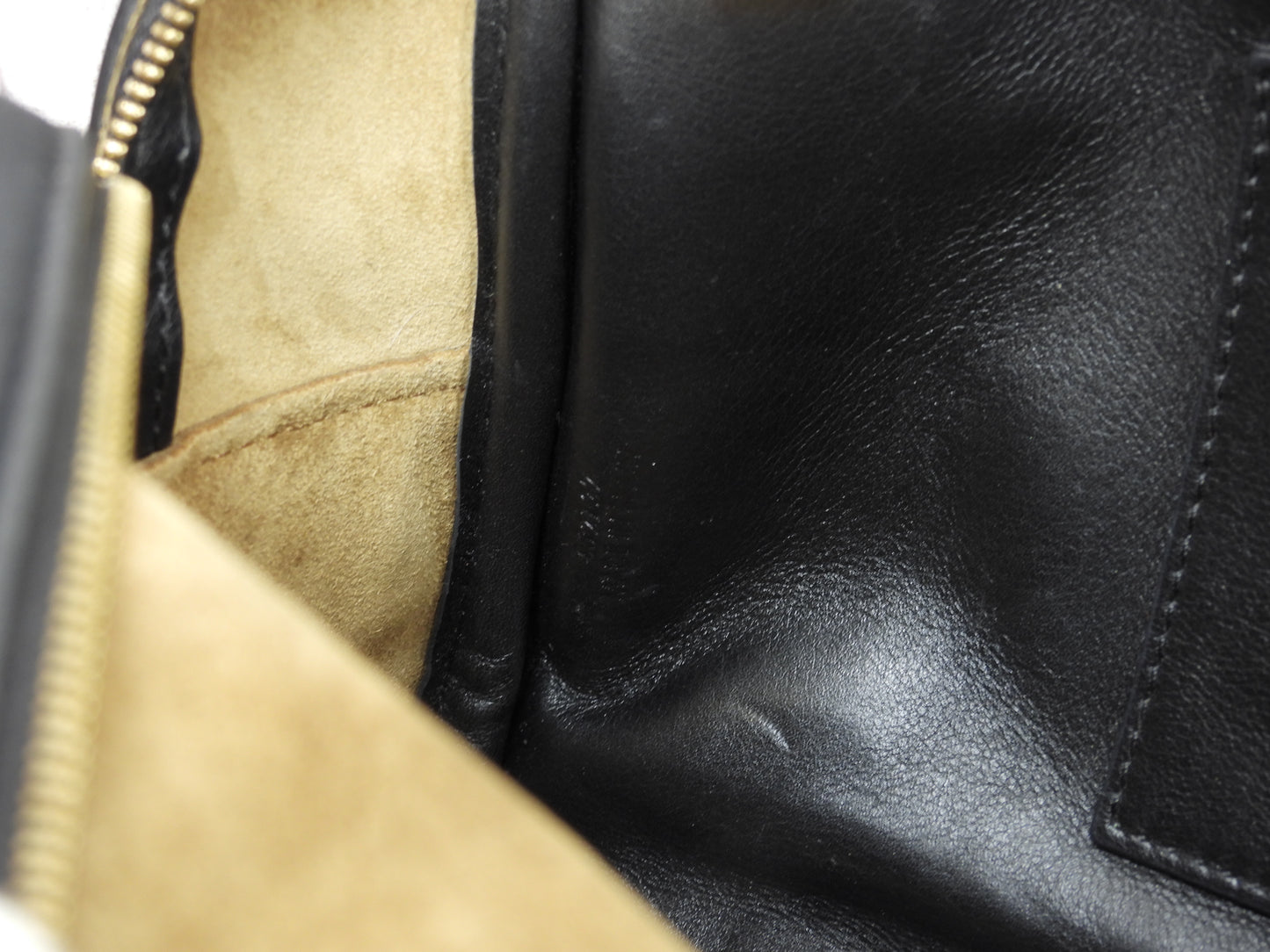 ロエベ アマソナ23 ジャガード/レザー 紺灰 ポシェット s付ハンドバッグ@262147 2