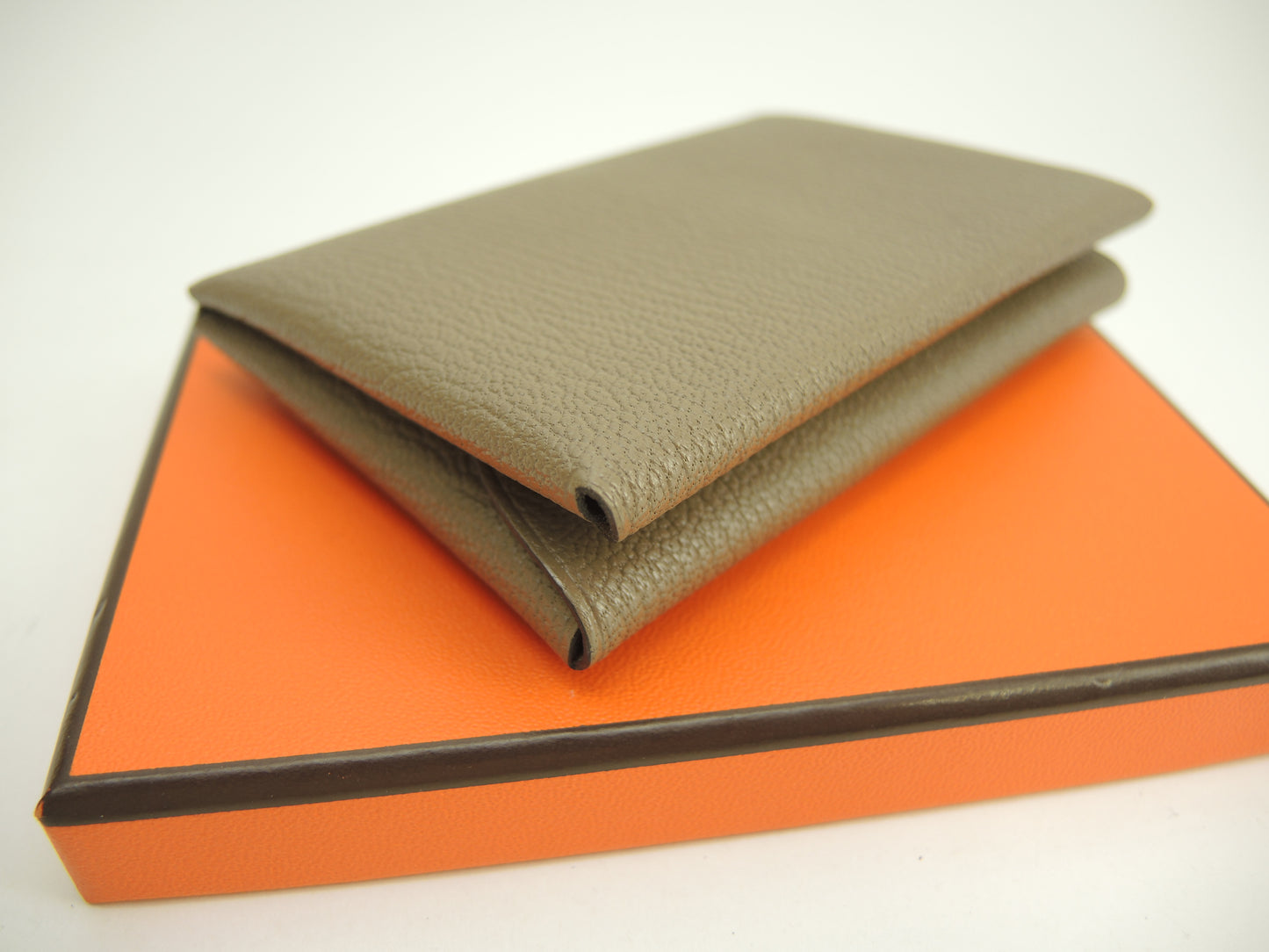 エルメス カルヴィデュオ シェーブル エトープ コンパクトウォレット ミニサイフ 新品@U 11