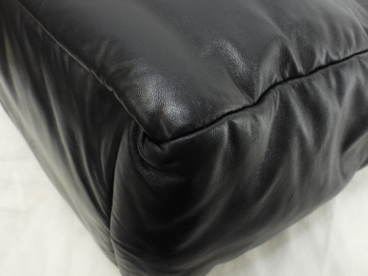 プラダ トートバッグ ナッパレザー 黒 ショルダーバッグ 美品@180/B