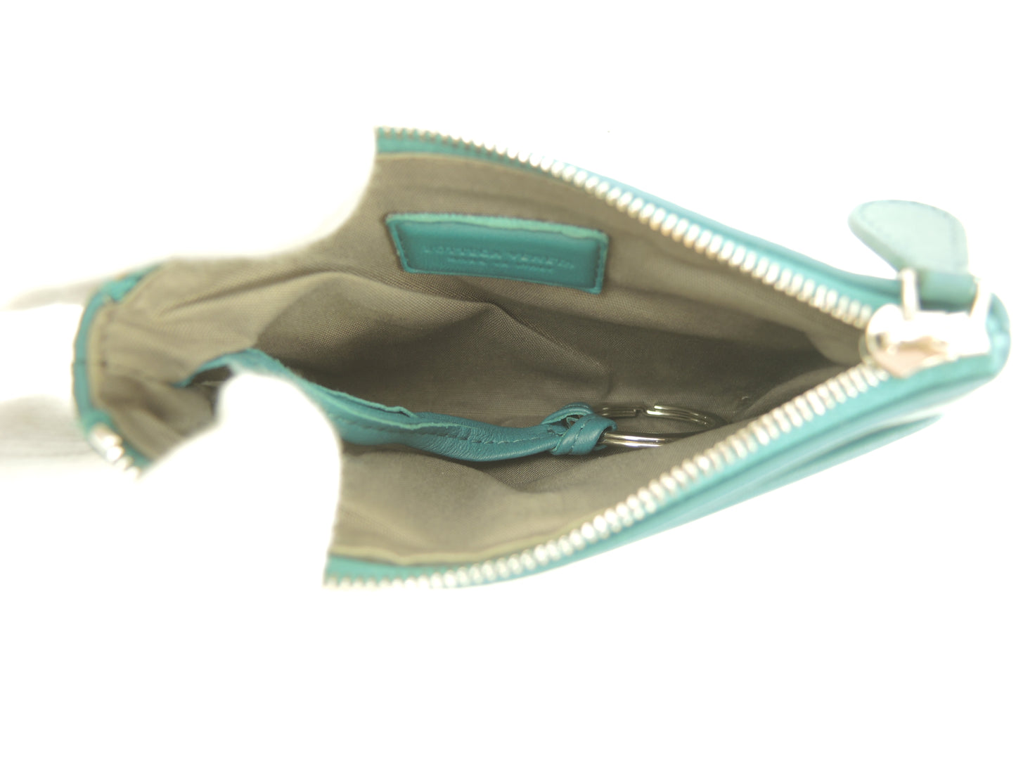 ボッテガヴェネタ コインケース イントレチャート レザー/エメラルドグリーン ポケット付小銭入@B04754267J