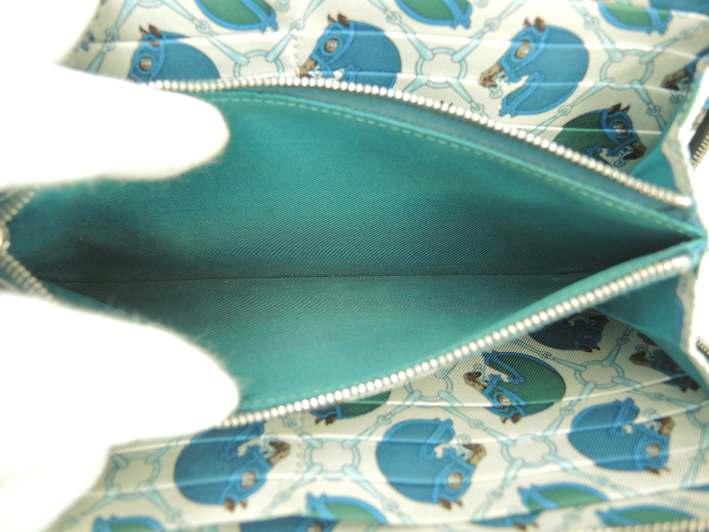 エルメス アザップロングシルクイン エプソンレザー 黒 ロングウォレット@A