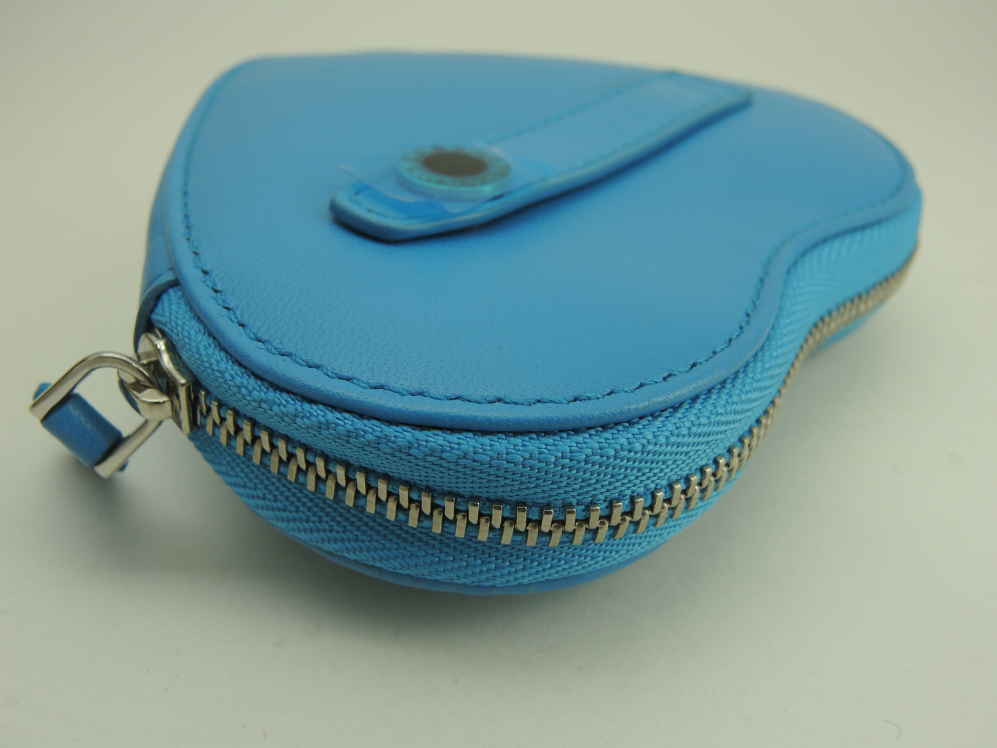 ブルガリx AMBUSH コインケース セルペンティ レザー水色 ミニ財布 ベルトポーチ 未使用@ 1