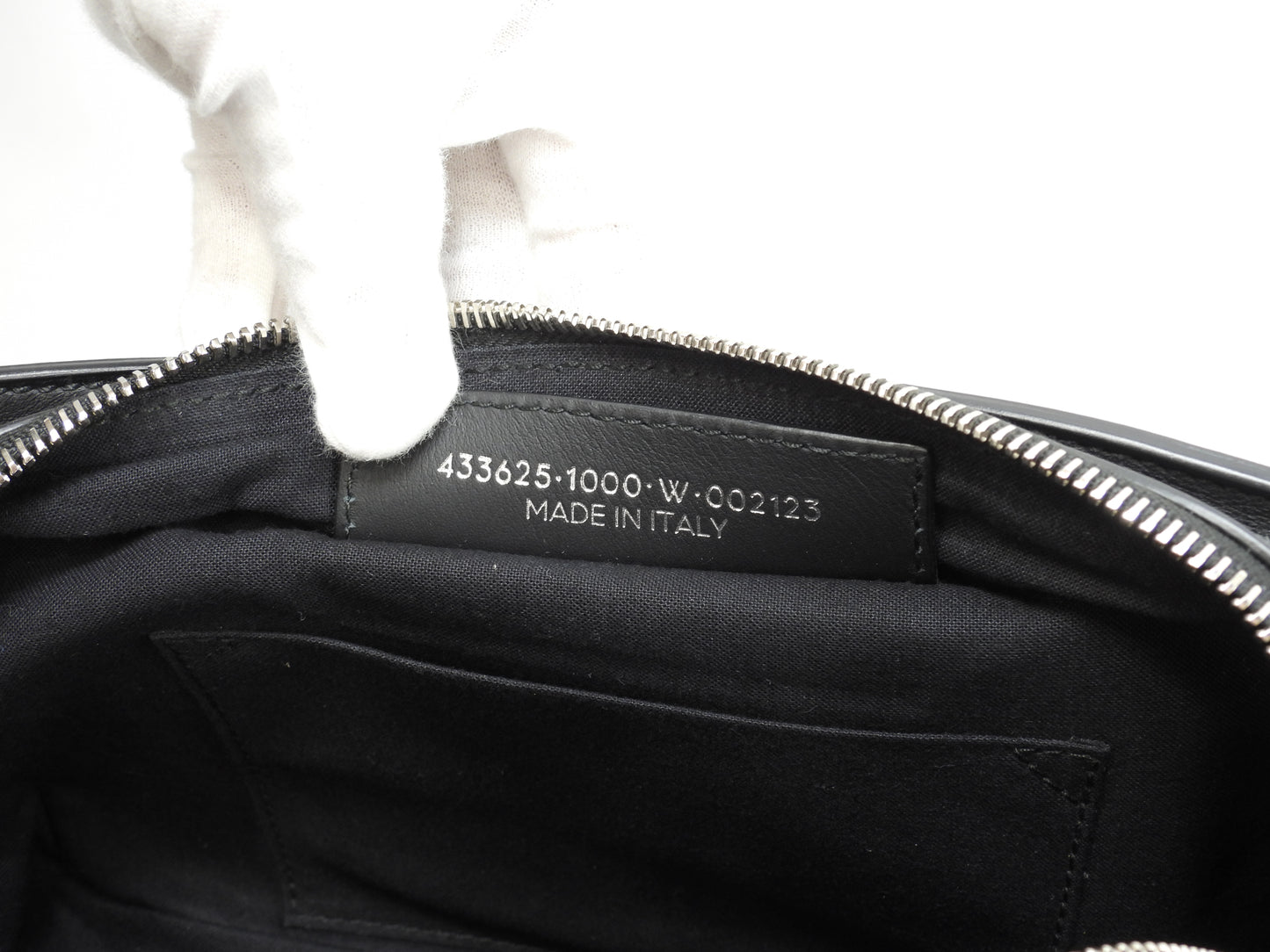 バレンシアガ ベルトバッグ ドットロゴ レザー黒 ボディバッグ クロスボディバッグ 極美品@ 5