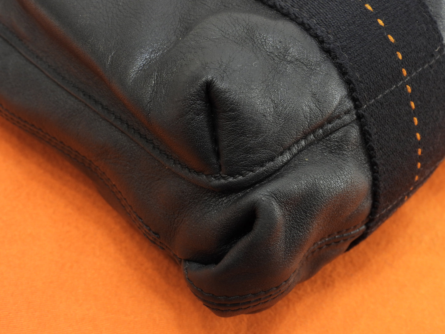 エルメス キャラバンホリゾンタルPM レザー黒 クロスボディバッグ 2wayハンドバッグ 美品@ 58