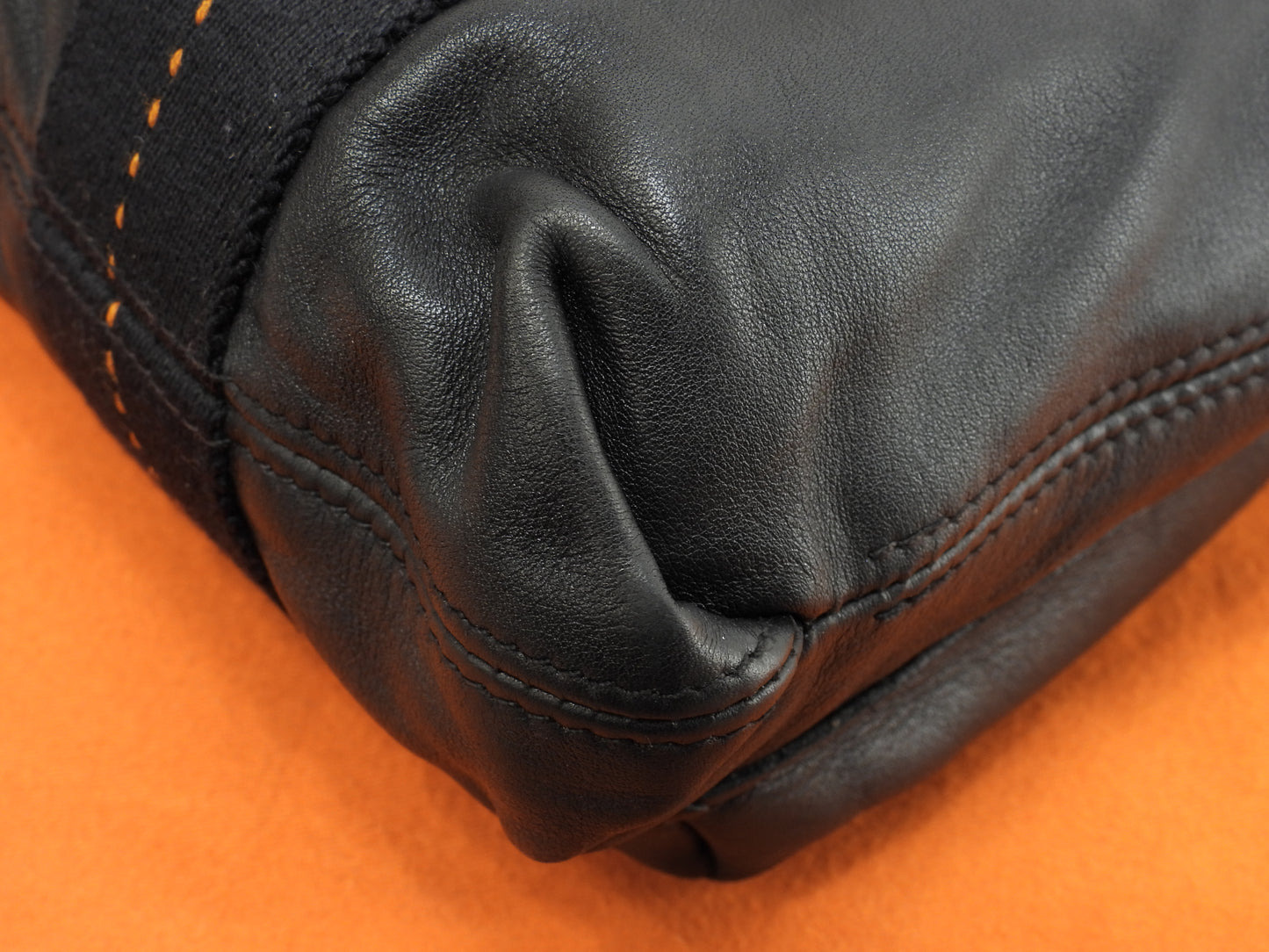 エルメス キャラバンホリゾンタルPM レザー黒 クロスボディバッグ 2wayハンドバッグ 美品@ 58