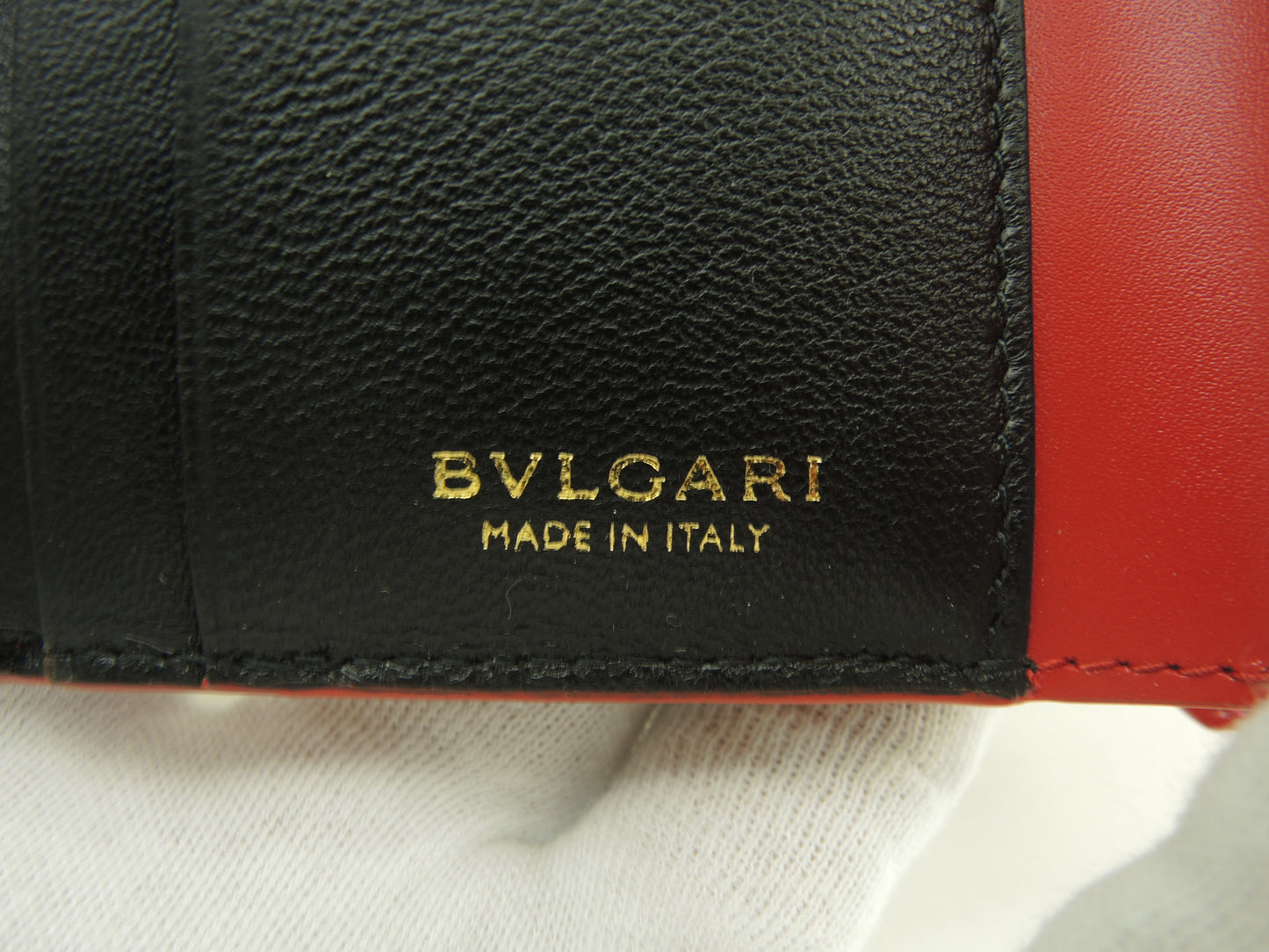 ブルガリ 三折財布 セルペンティ エナメルレザー/濃ピンク フォーエバー ミニ財布 未使用@ 15