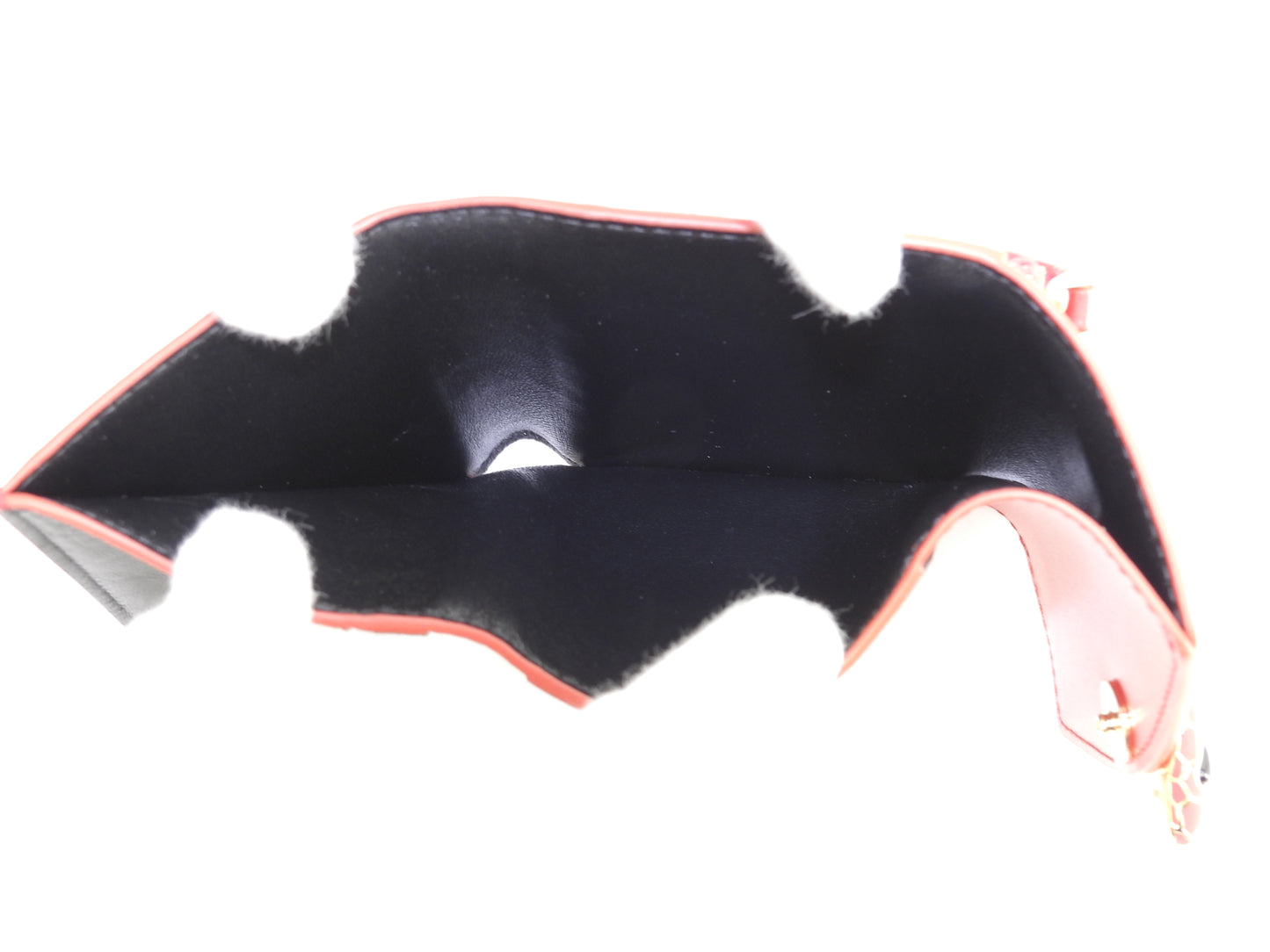 ブルガリ 三折財布 セルペンティ エナメルレザー/濃ピンク フォーエバー ミニ財布 未使用@ 15