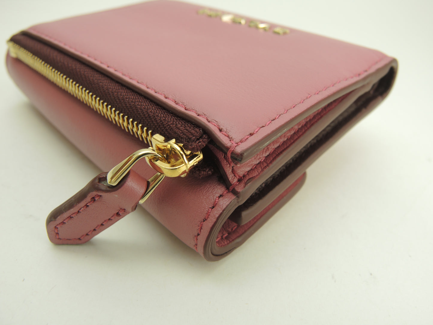 ブルガリ 三折財布 セルペンティ レザー/ピンク フォーエバー ミニ財布 未使用@ 17