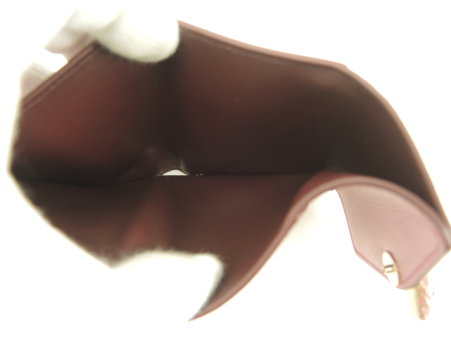 ブルガリ 三折財布 セルペンティ レザー/ピンク フォーエバー ミニ財布 未使用@ 17