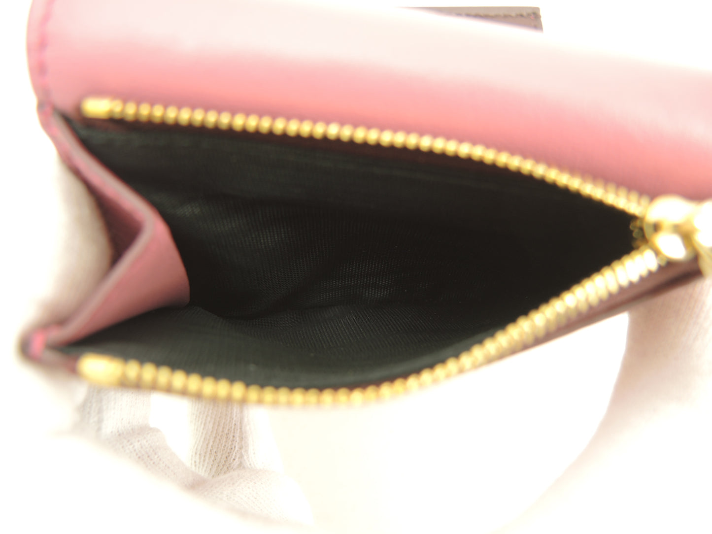 ブルガリ 三折財布 セルペンティ レザー/ピンク フォーエバー ミニ財布 未使用@ 17