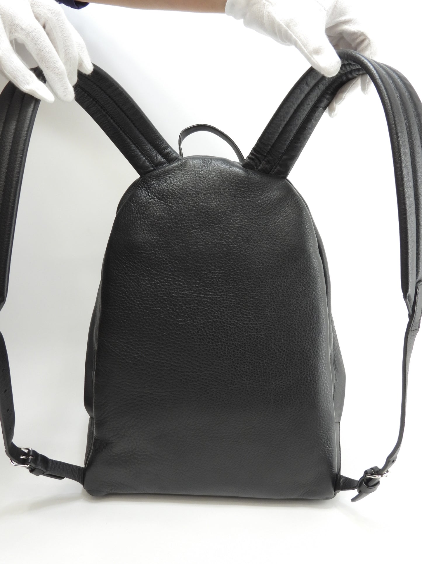 バレンシアガ バックパック中 エブリデイ フルレザー黒 リュックサック メンズ 美品@ 51