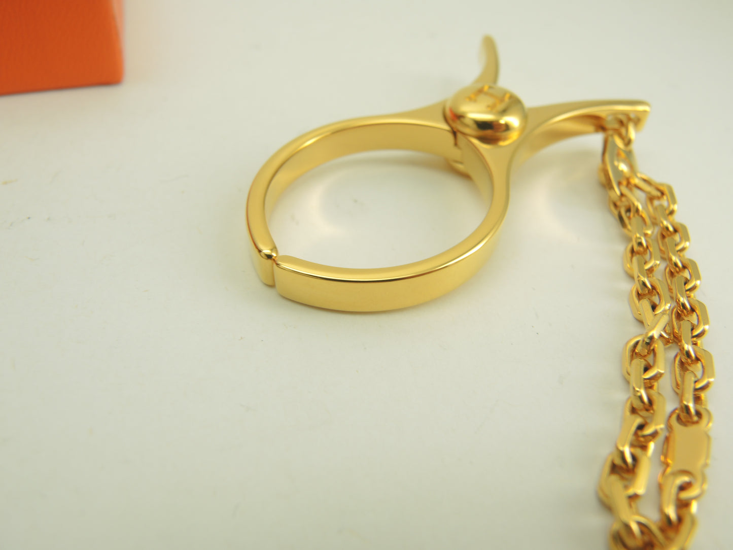 エルメス バッグチャーム フィルー ゴールド キーリング グローブホルダー 極美品@ 10