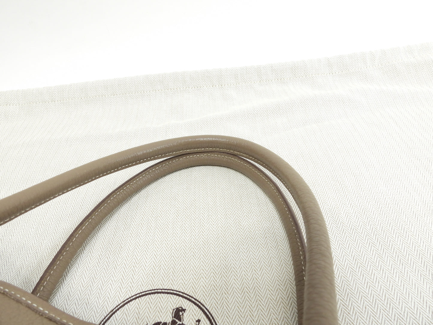 エルメス ガーデンパーティPM ネゴンダレザー エトープ トートバッグ@□M