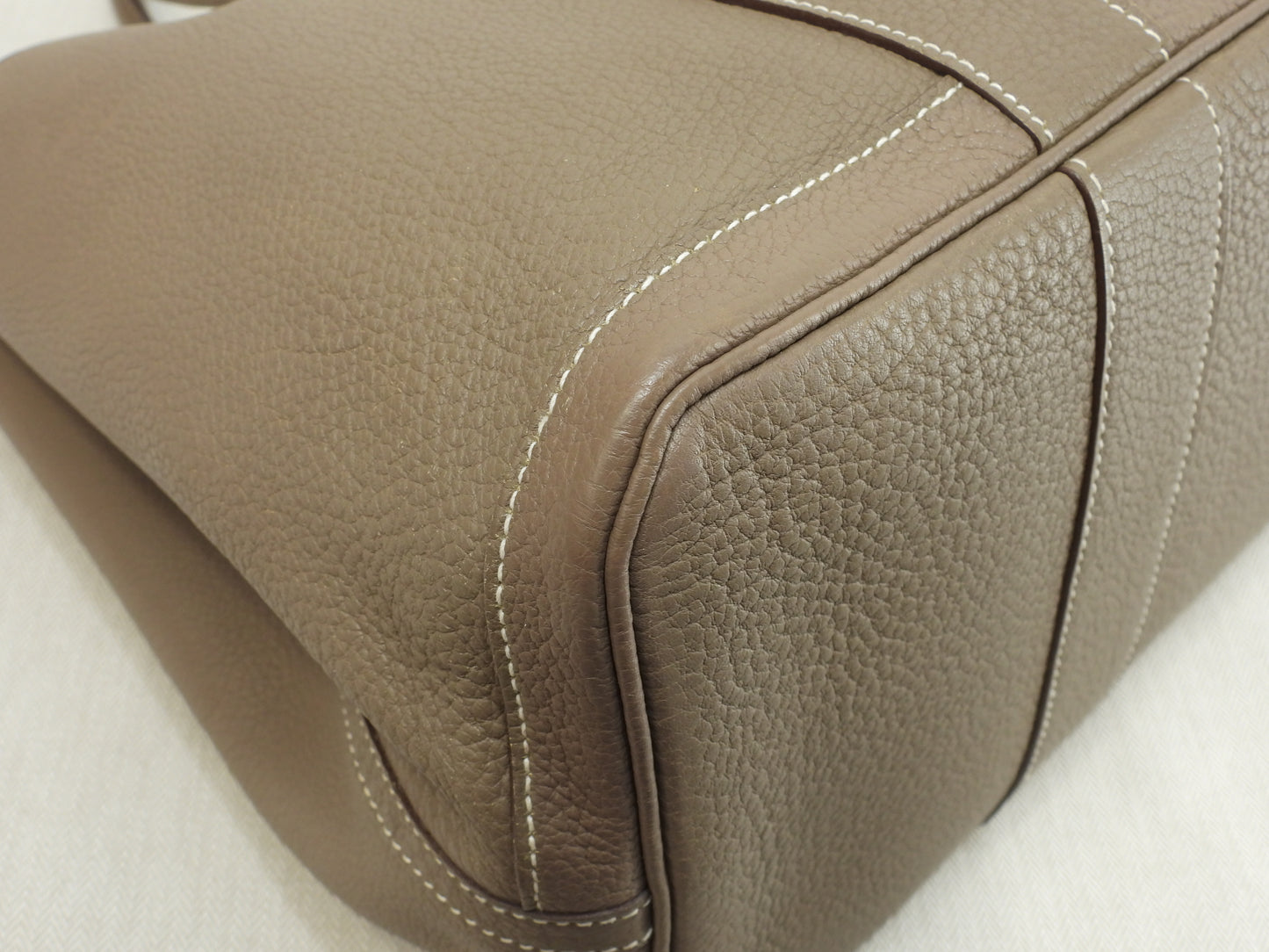 エルメス ガーデンパーティPM ネゴンダレザー エトープ トートバッグ@□M