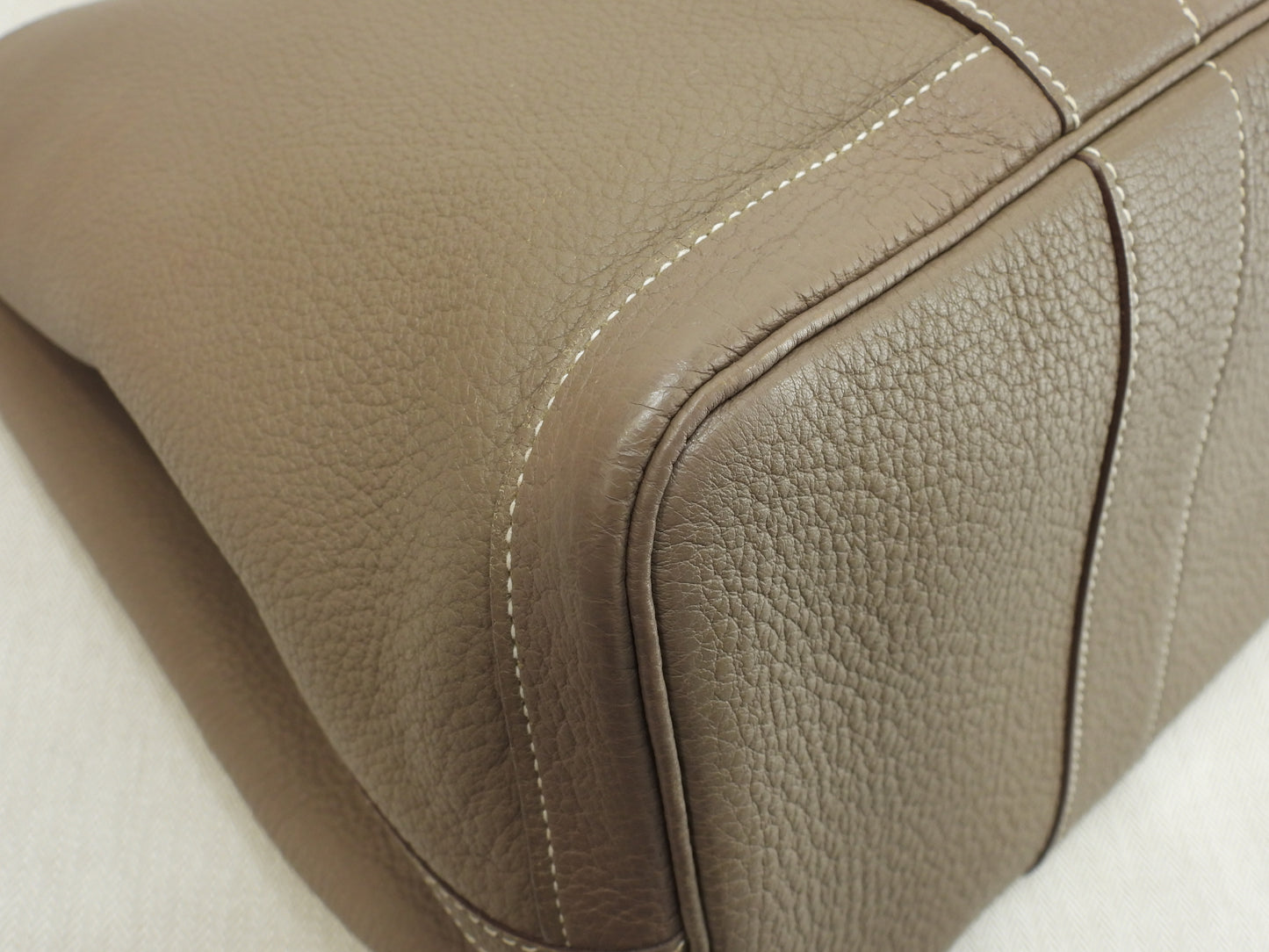 エルメス ガーデンパーティPM ネゴンダレザー エトープ トートバッグ@□M