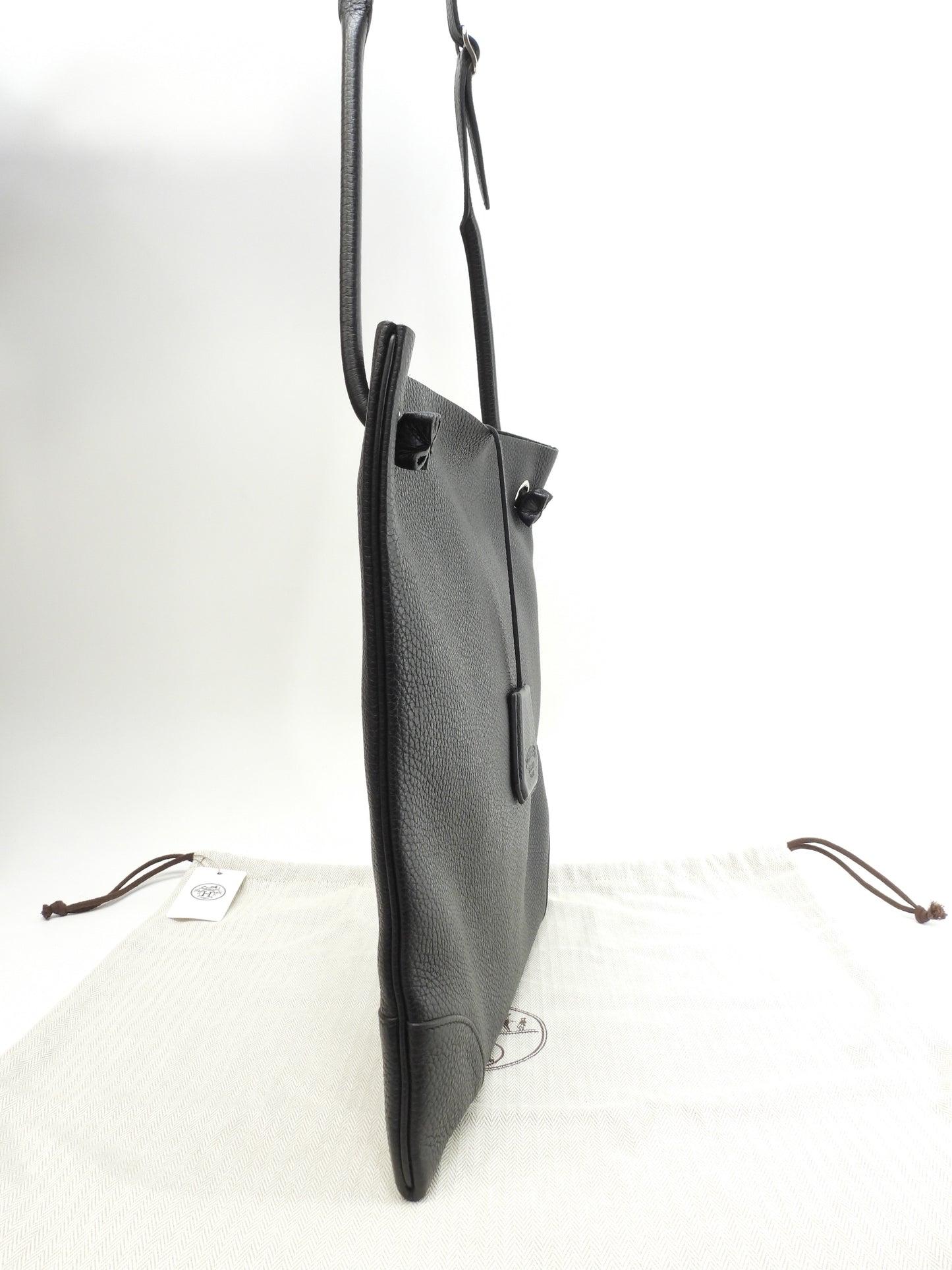 エルメス シルキーシティPM トリヨンレザー黒 ショルダーバッグ クロスボディ 極美品@Y