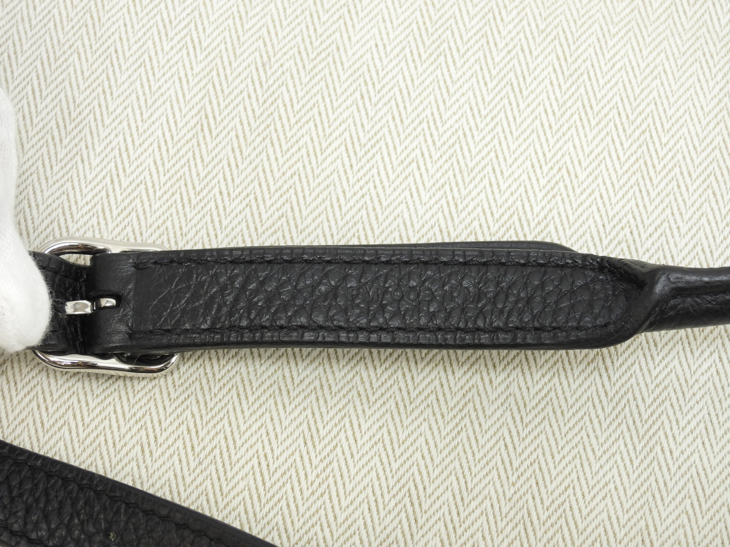 エルメス シルキーシティPM トリヨンレザー黒 ショルダーバッグ クロスボディ 極美品@Y