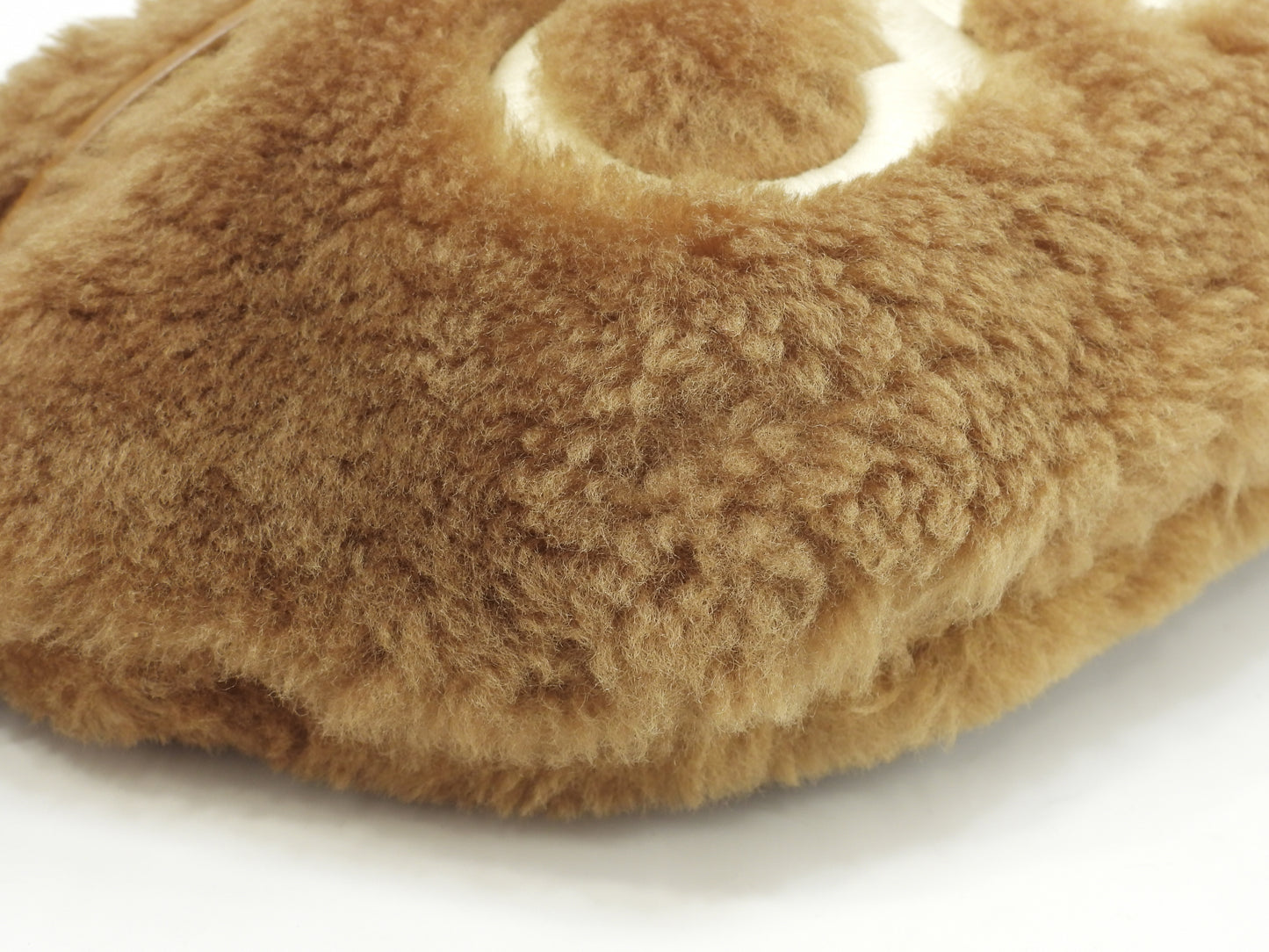 ジミーチュウ ボディバッグ ムートン 茶 バムバッグ 美品@VZ8SCH