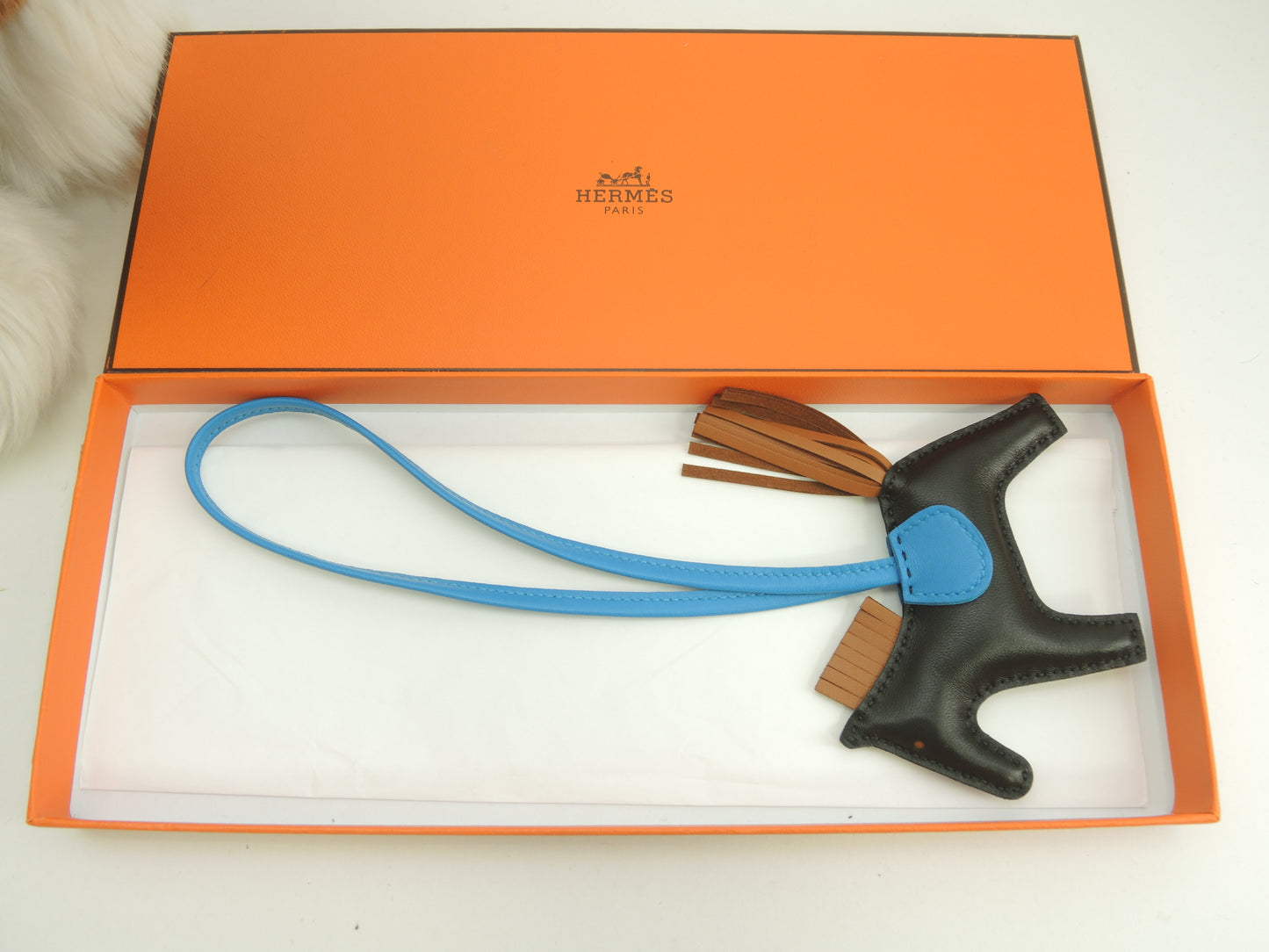 エルメス ロデオPM アニューミロ 黒青茶 バッグチャーム 新品@Y 11