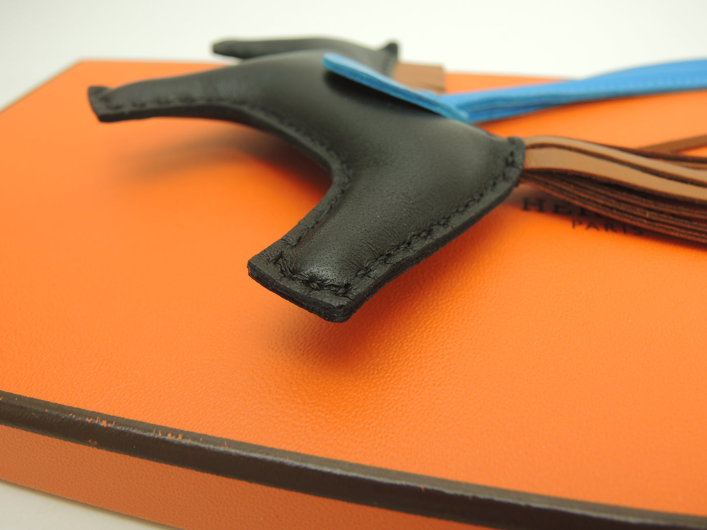 エルメス ロデオPM アニューミロ 黒青茶 バッグチャーム 新品@Y 11