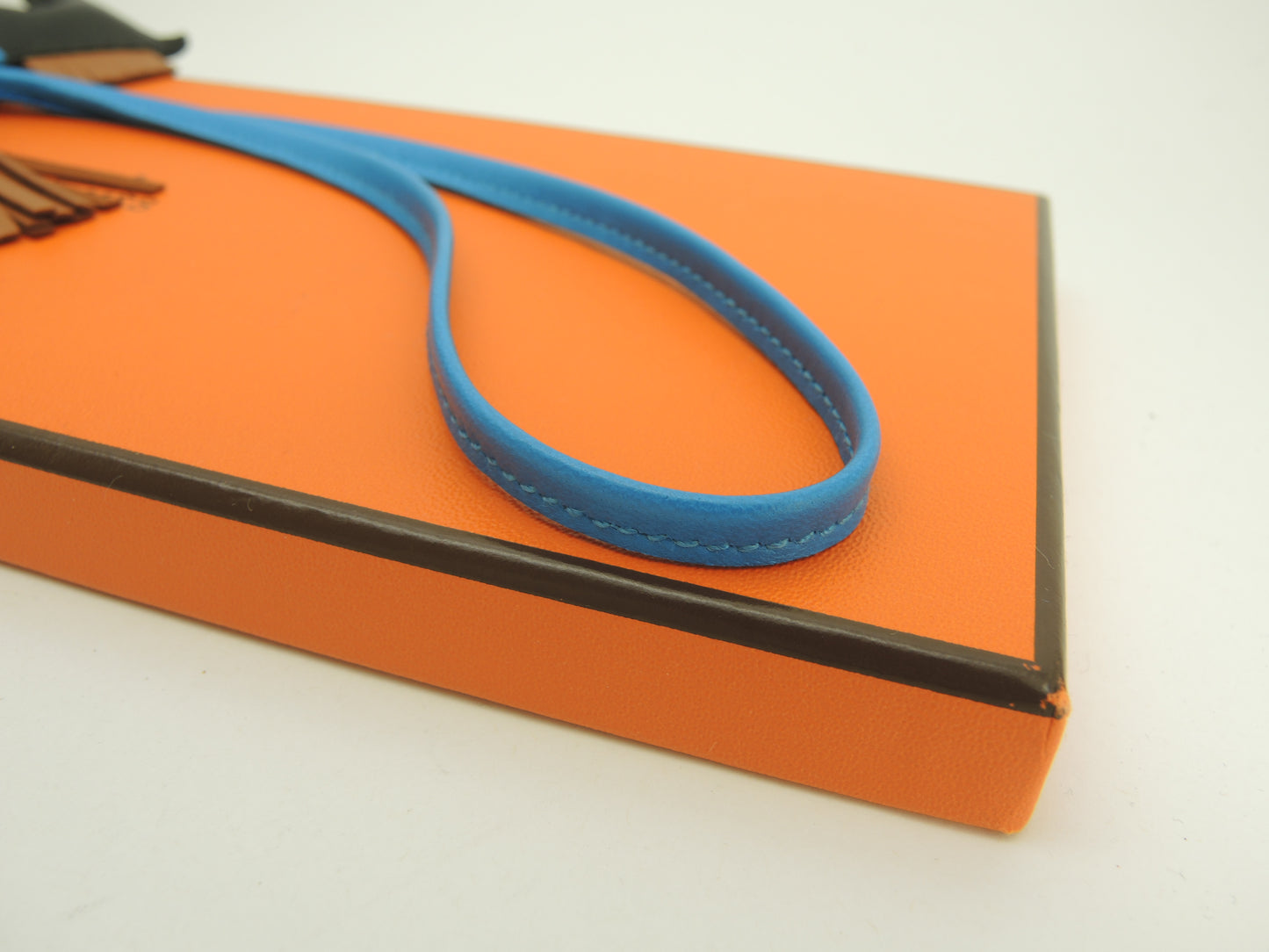 エルメス ロデオPM アニューミロ 黒青茶 バッグチャーム 新品@Y 11