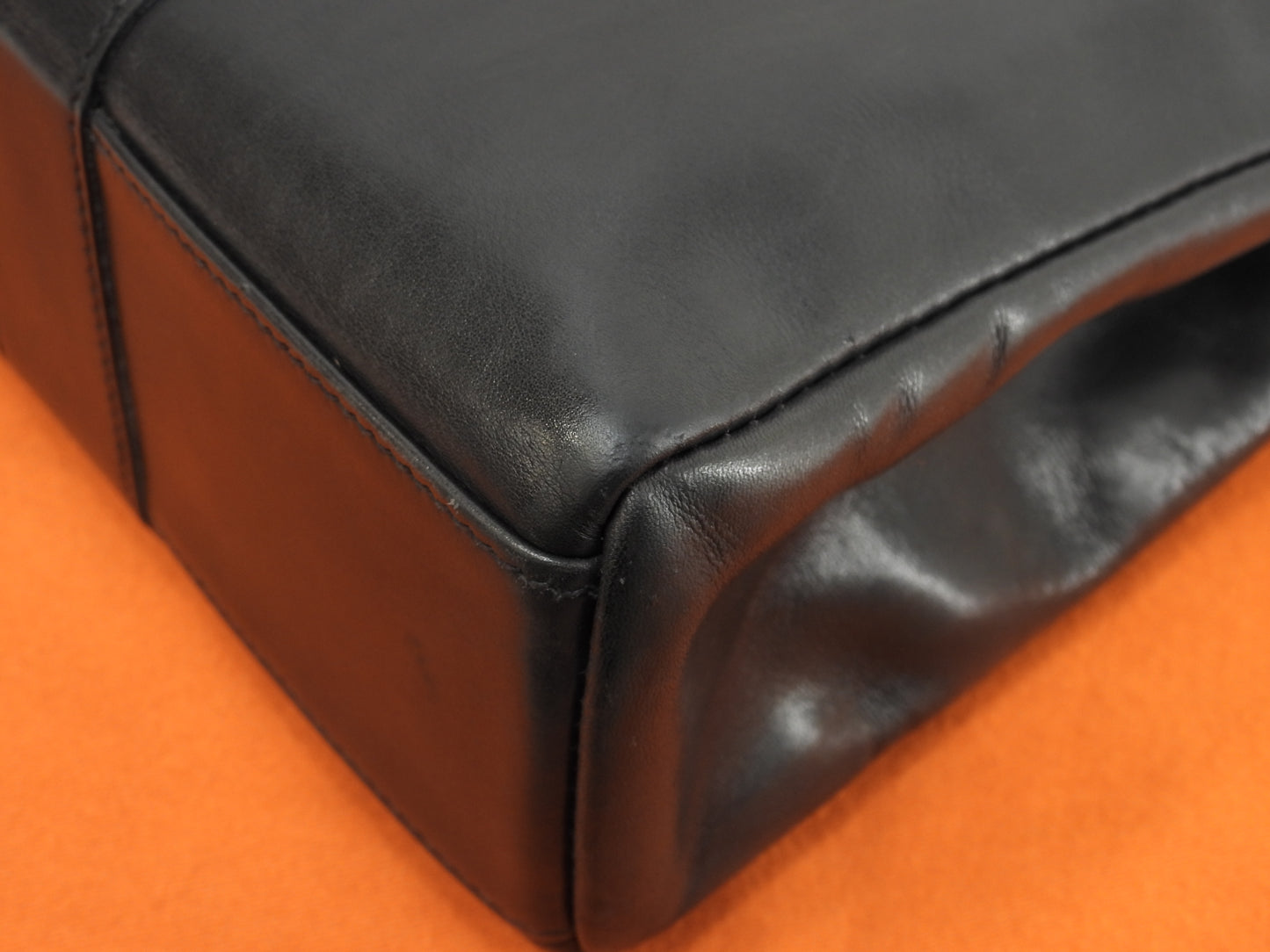 エルメス トートPM フールトゥ カーフレザー黒 ハンドバッグ トートバッグ 美品@□E 14