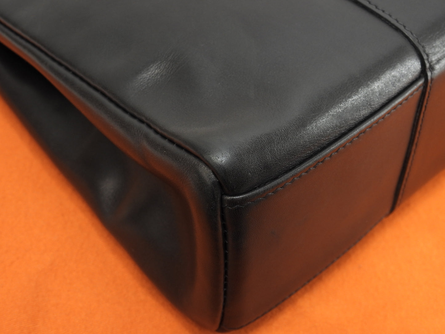 エルメス トートPM フールトゥ カーフレザー黒 ハンドバッグ トートバッグ 美品@□E 14