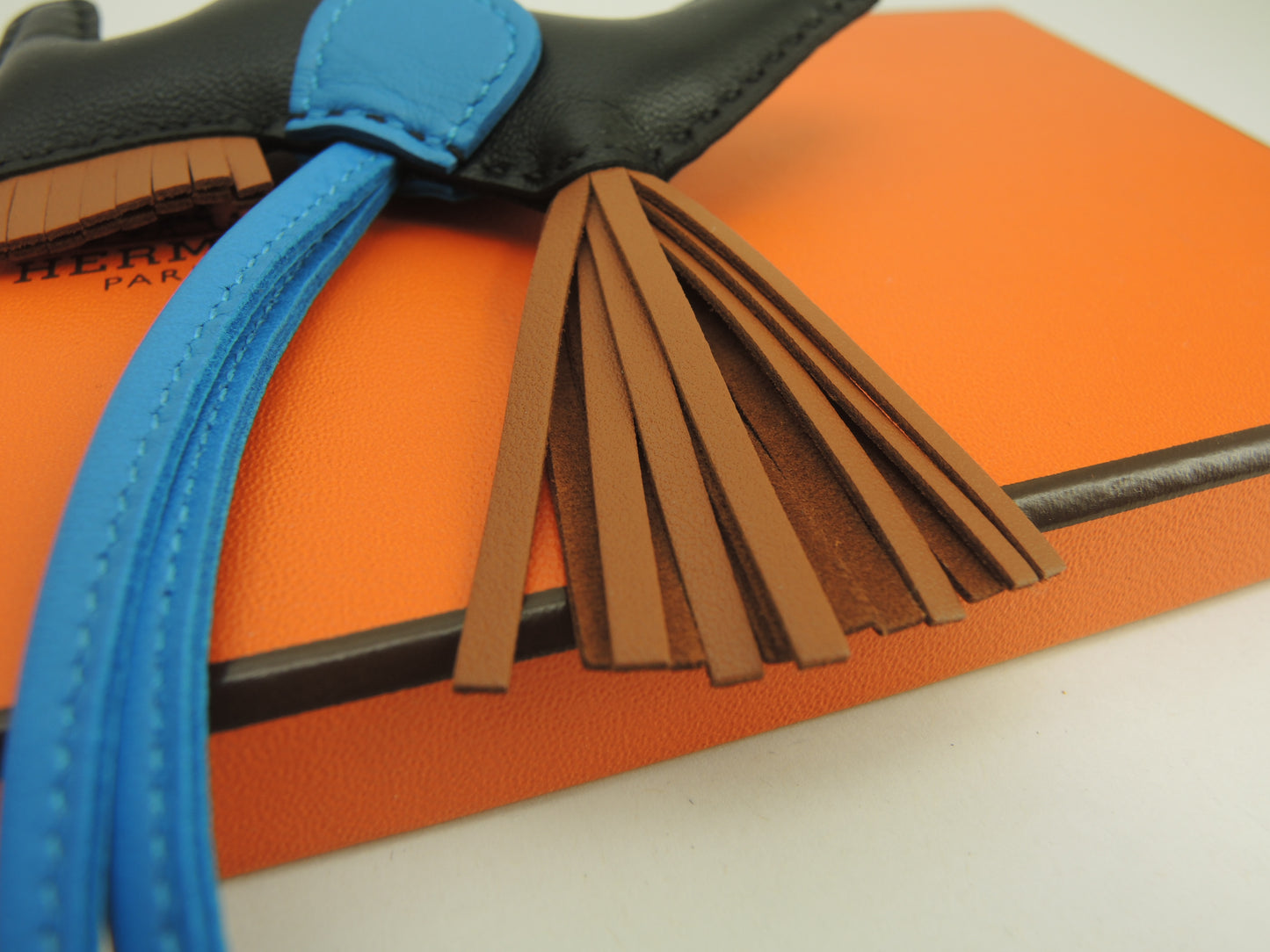 エルメス ロデオPM アニューミロ 黒青茶 バッグチャーム 新品@Y 11