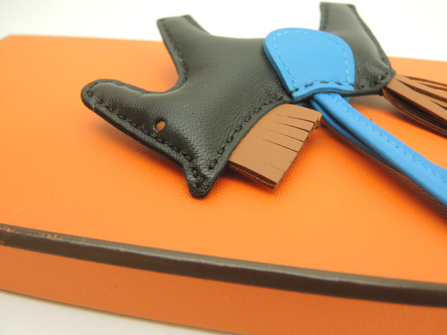 エルメス ロデオPM アニューミロ 黒青茶 バッグチャーム 新品@Y 11