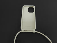 ボッテガヴェネタ iphone13proケース 中イントレチャート シリコン白 ストラップ付カバー@ 8
