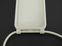 ボッテガヴェネタ iphone13proケース 中イントレチャート シリコン白 ストラップ付カバー@ 8