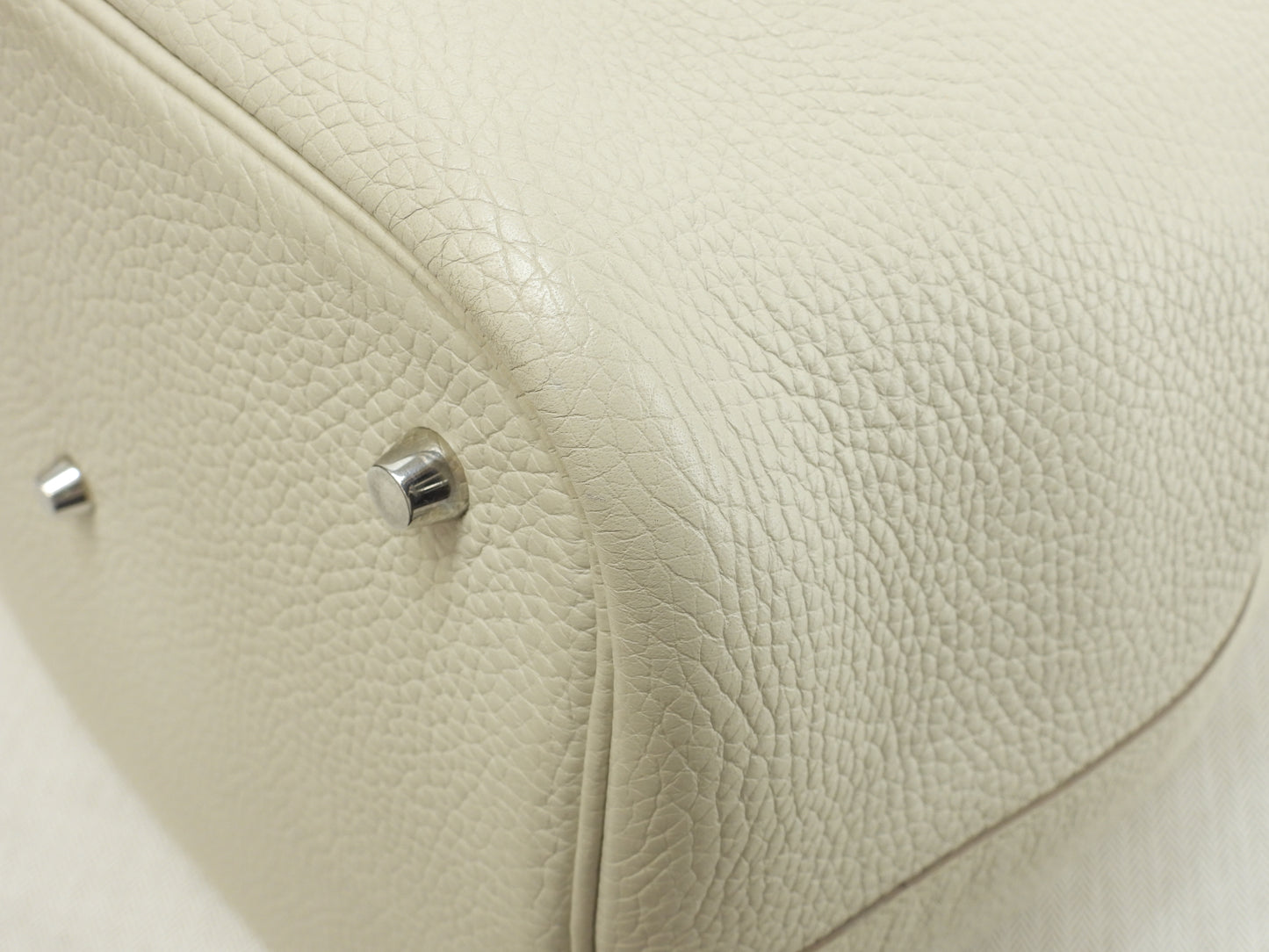 エルメス ピコタンロックGM トリヨンクレマンス クレ銀金具 ハンドバッグ トートバッグ@A 7