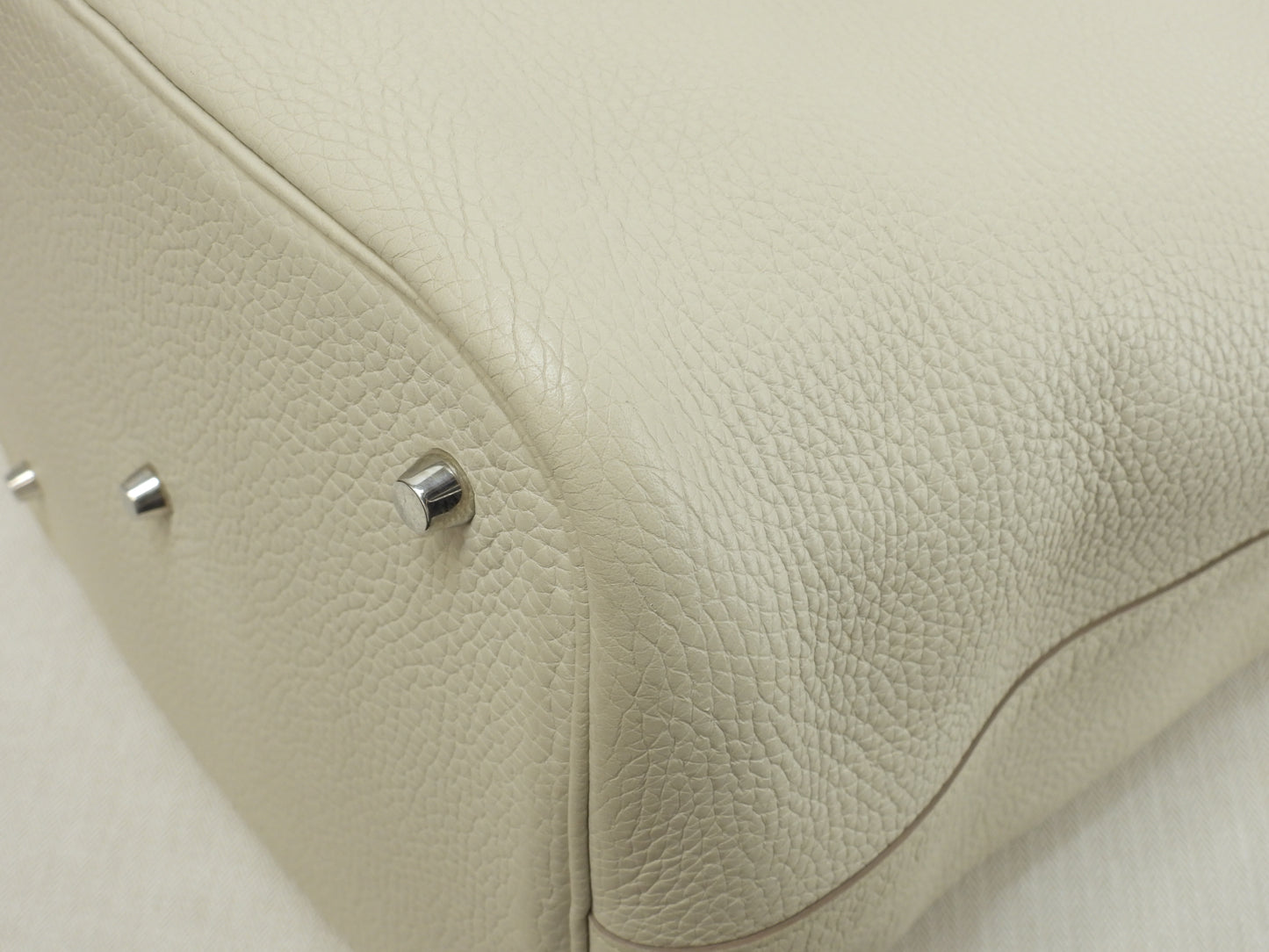 エルメス ピコタンロックGM トリヨンクレマンス クレ銀金具 ハンドバッグ トートバッグ@A 7