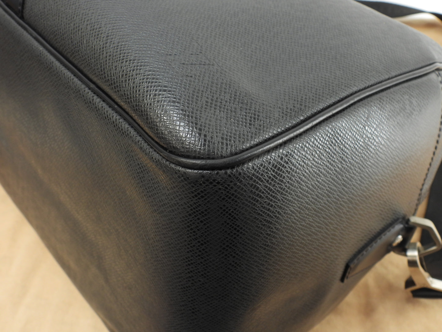 ルイヴィトン ケンダルPM M30122 タイガ黒 ショルダーストラップ付ボストンバッグ@SP0032