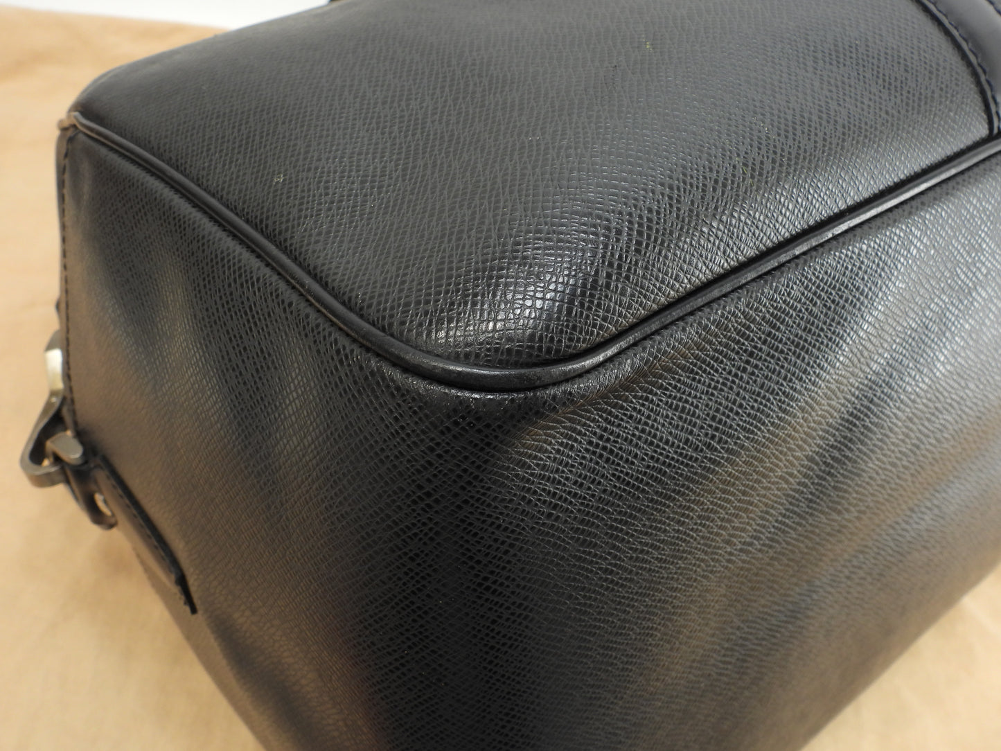 ルイヴィトン ケンダルPM M30122 タイガ黒 ショルダーストラップ付ボストンバッグ@SP0032