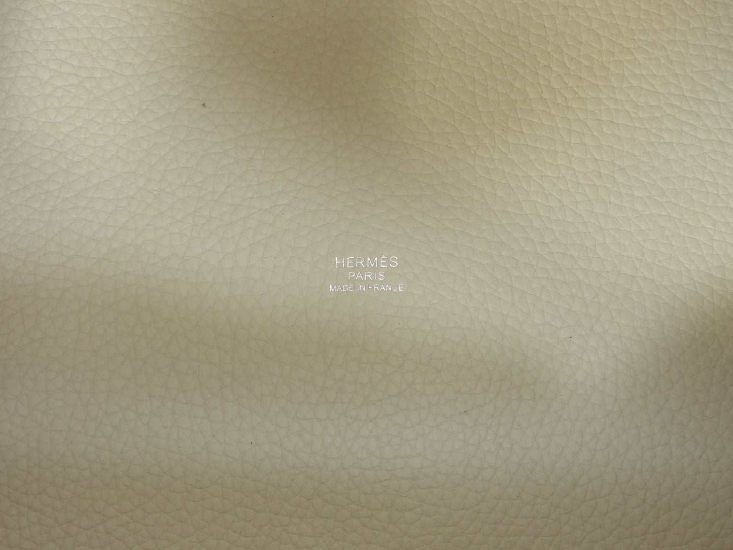 エルメス ピコタンロックGM トリヨンクレマンス クレ銀金具 ハンドバッグ トートバッグ@A 7