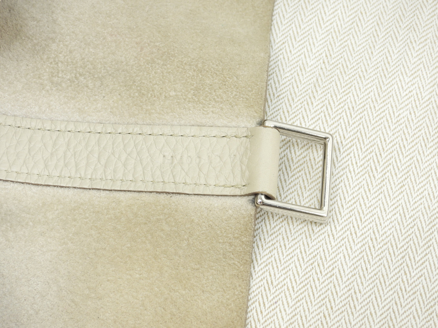 エルメス ピコタンロックGM トリヨンクレマンス クレ銀金具 ハンドバッグ トートバッグ@A 7