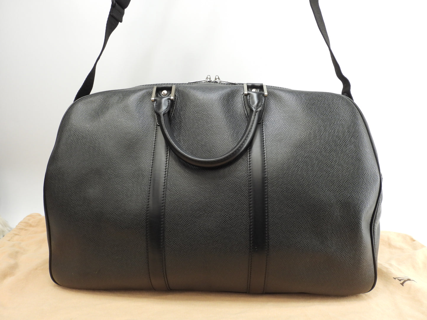 ルイヴィトン ケンダルPM M30122 タイガ黒 ショルダーストラップ付ボストンバッグ@SP0032